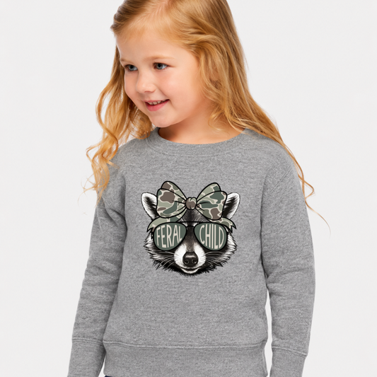 Feral Child | Toddler Crewneck Sweatshirt [RABBIT SKINS]