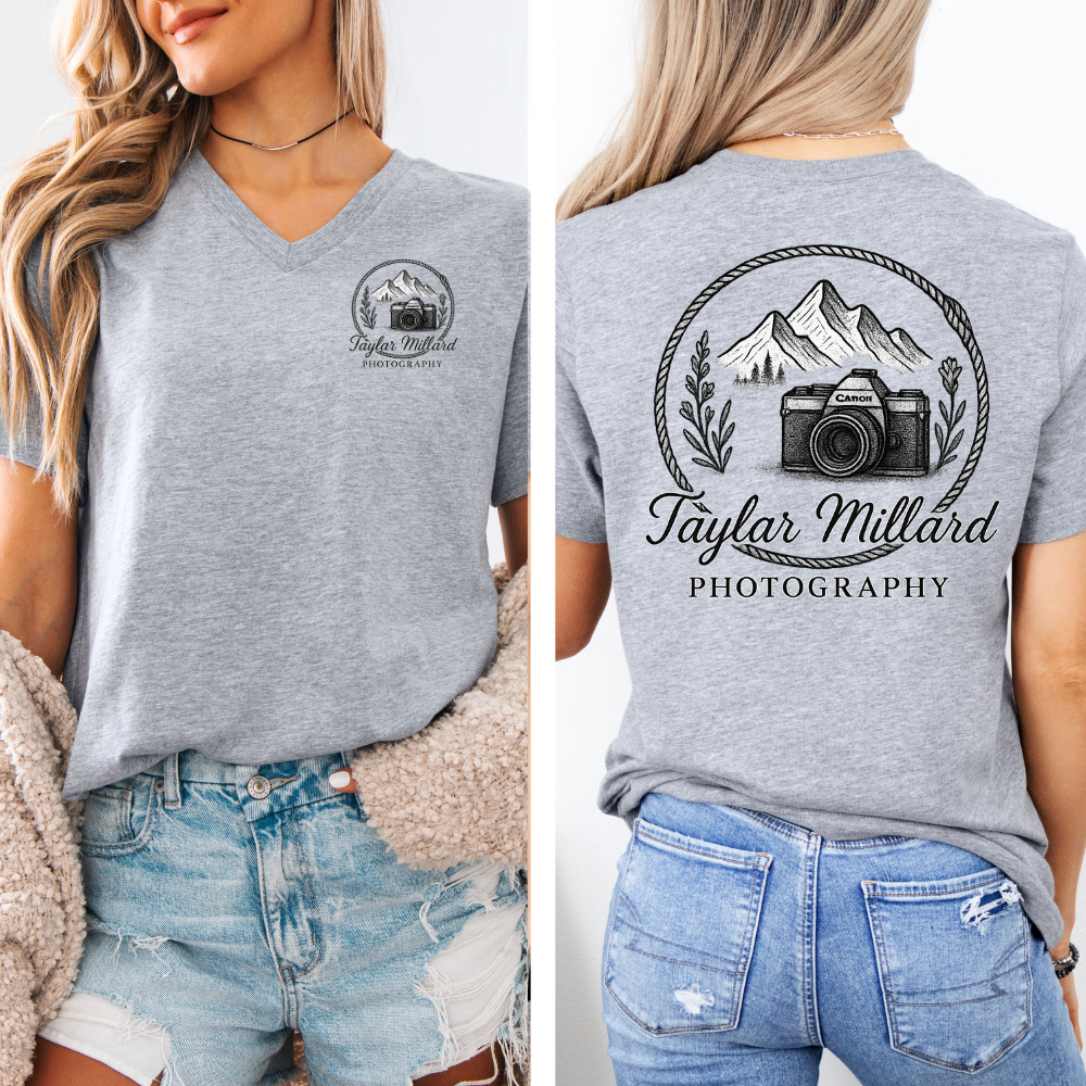 Taylar Millard Photography | Women's V-Neck T-Shirt [BELLA CANVAS]
