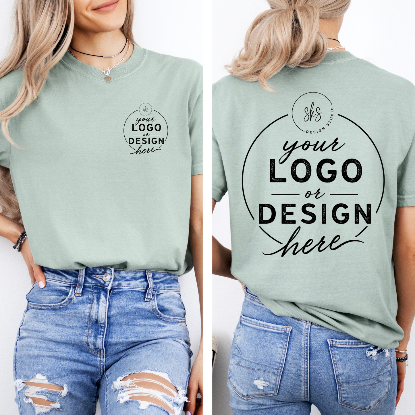 CUSTOM LOGO | Unisex T-Shirt [COMFORT COLORS]