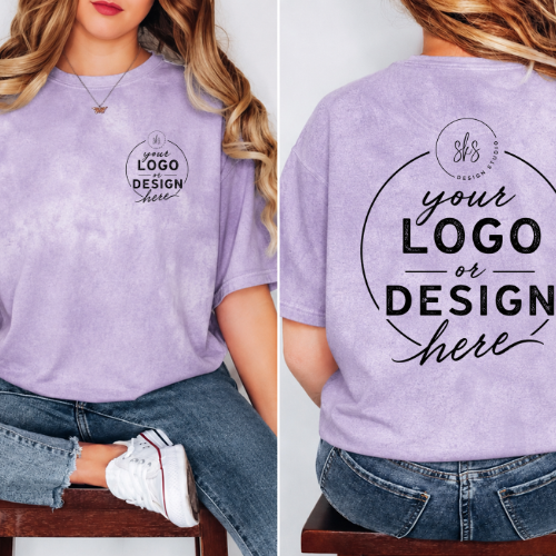 CUSTOM LOGO | Unisex Color Blast T-Shirt [COMFORT COLORS]