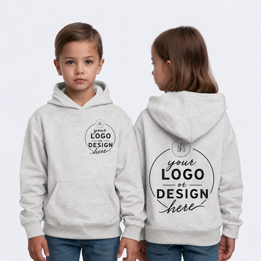 CUSTOM LOGO | Youth Unisex Hoodie Sweatshirt [GILDAN]