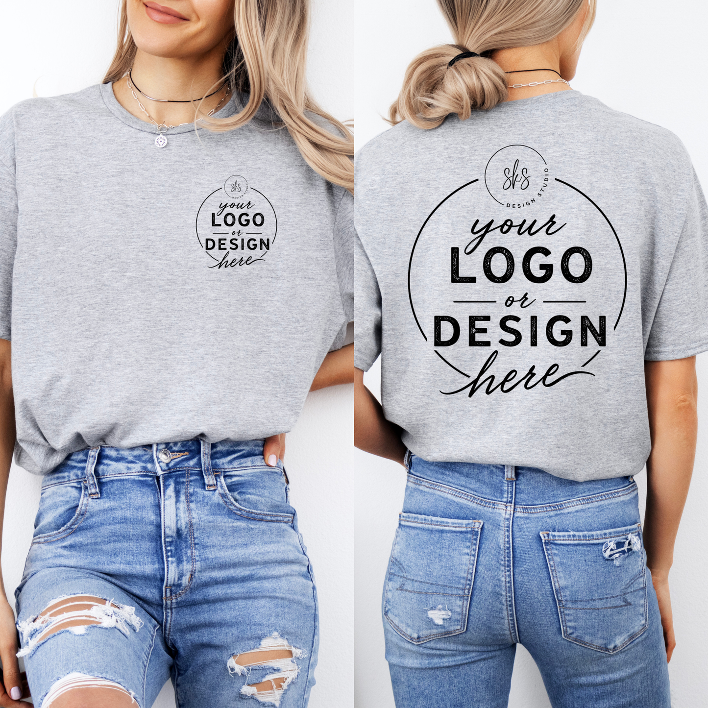 CUSTOM LOGO | Unisex T-Shirt [GILDAN]