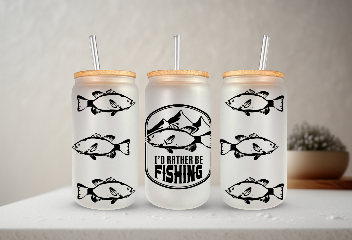 I'd Rather Be Fishing | UVDTF Cup Wrap 20oz