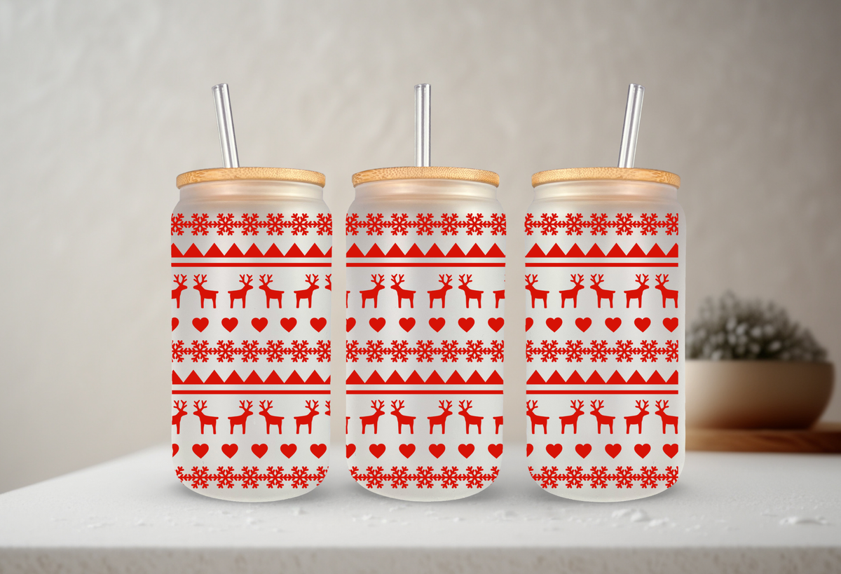 Knitted Christmas | UVDTF Cup Wrap 20oz