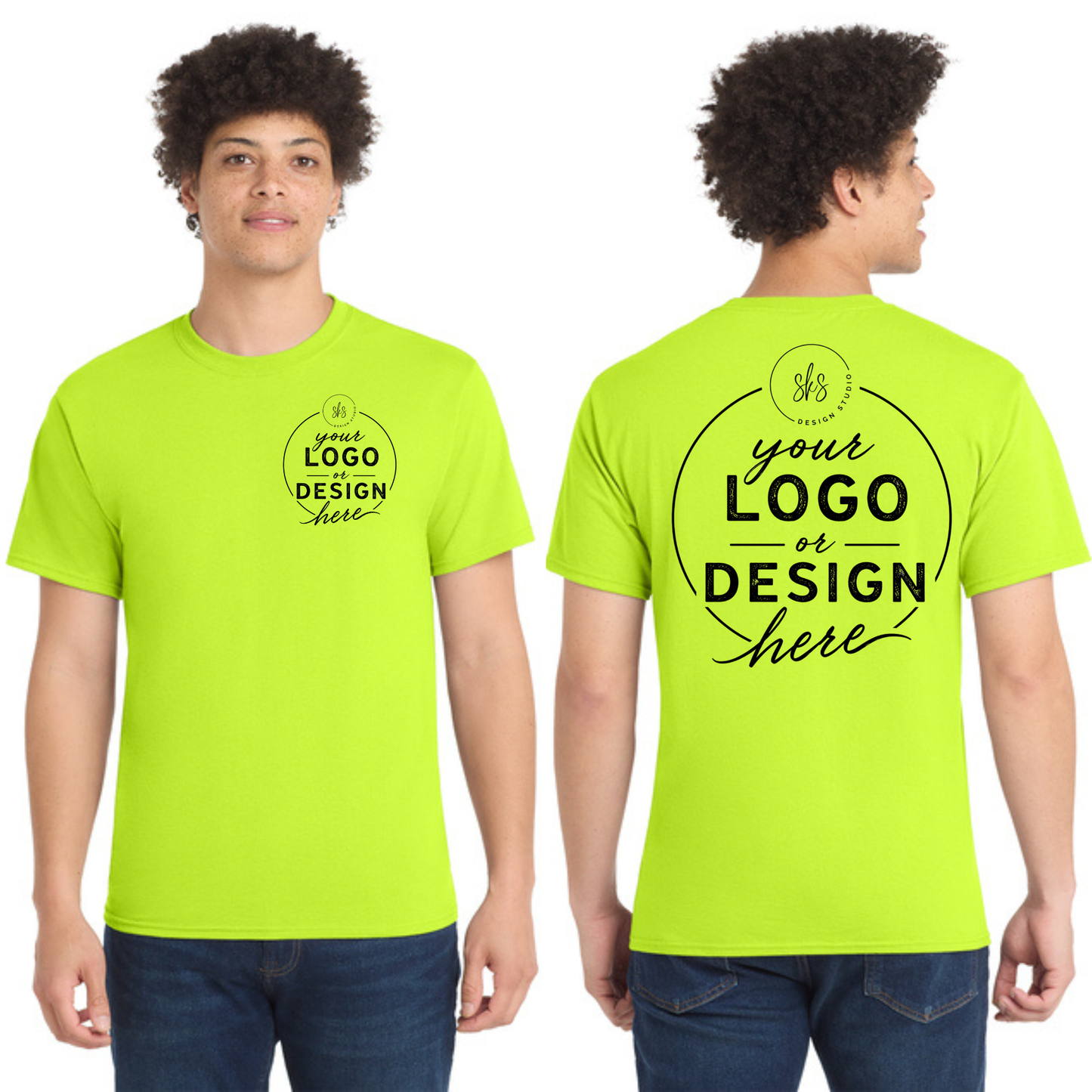 CUSTOM LOGO | Tall T-Shirt [Port & Co]