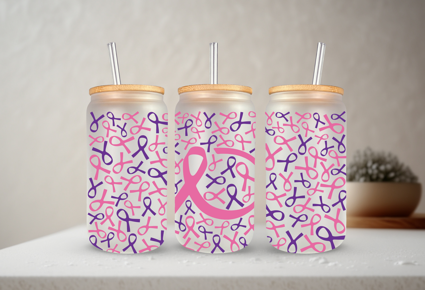 Awareness Ribbon (Choose Your Color) | UVDTF Cup Wrap 20oz