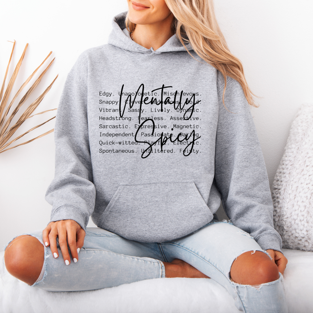 Mentally Spicy | Unisex Hoodie Sweatshirt