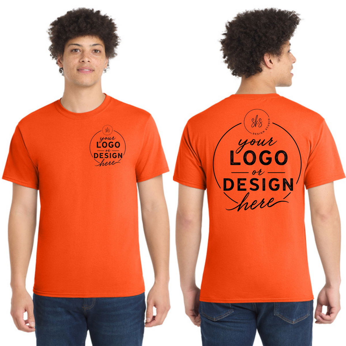 CUSTOM LOGO | Tall T-Shirt [Port & Co]