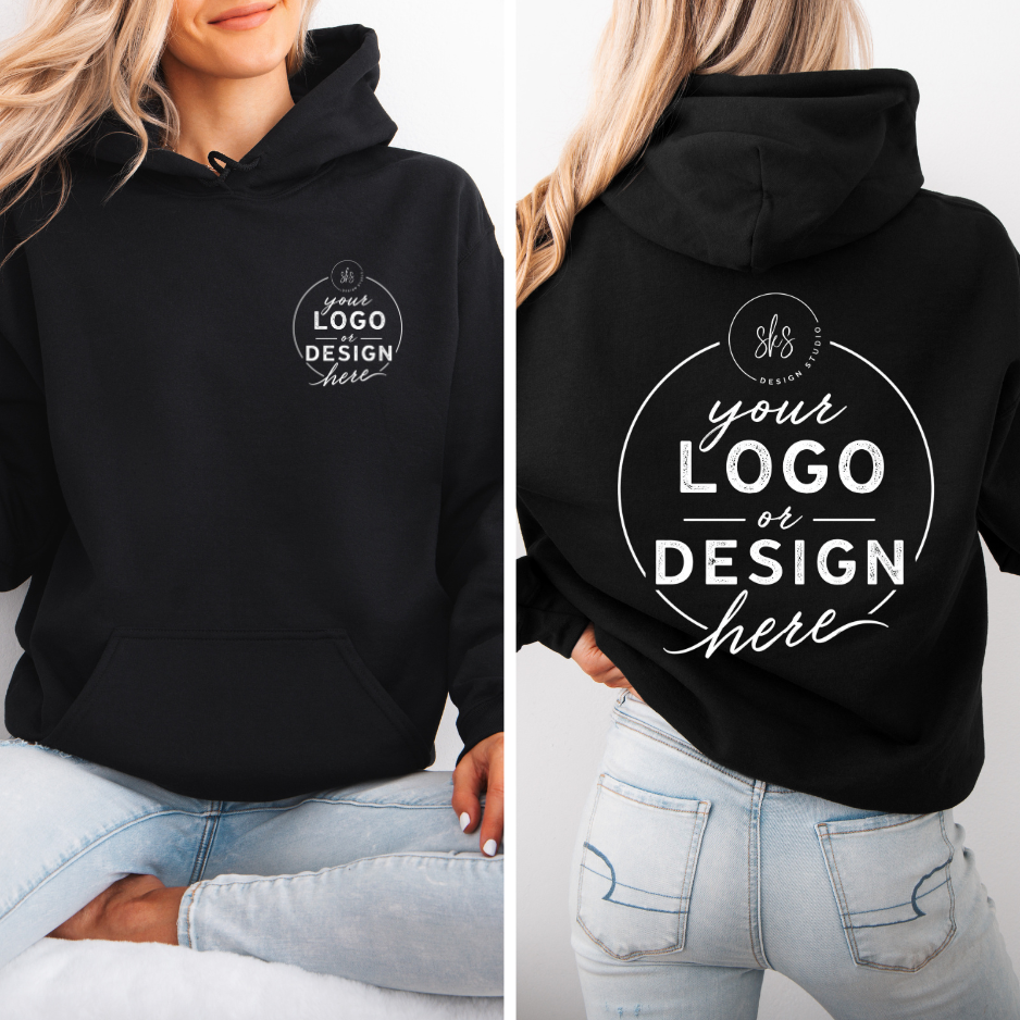 CUSTOM LOGO | Unisex Hoodie Sweatshirt [GILDAN]