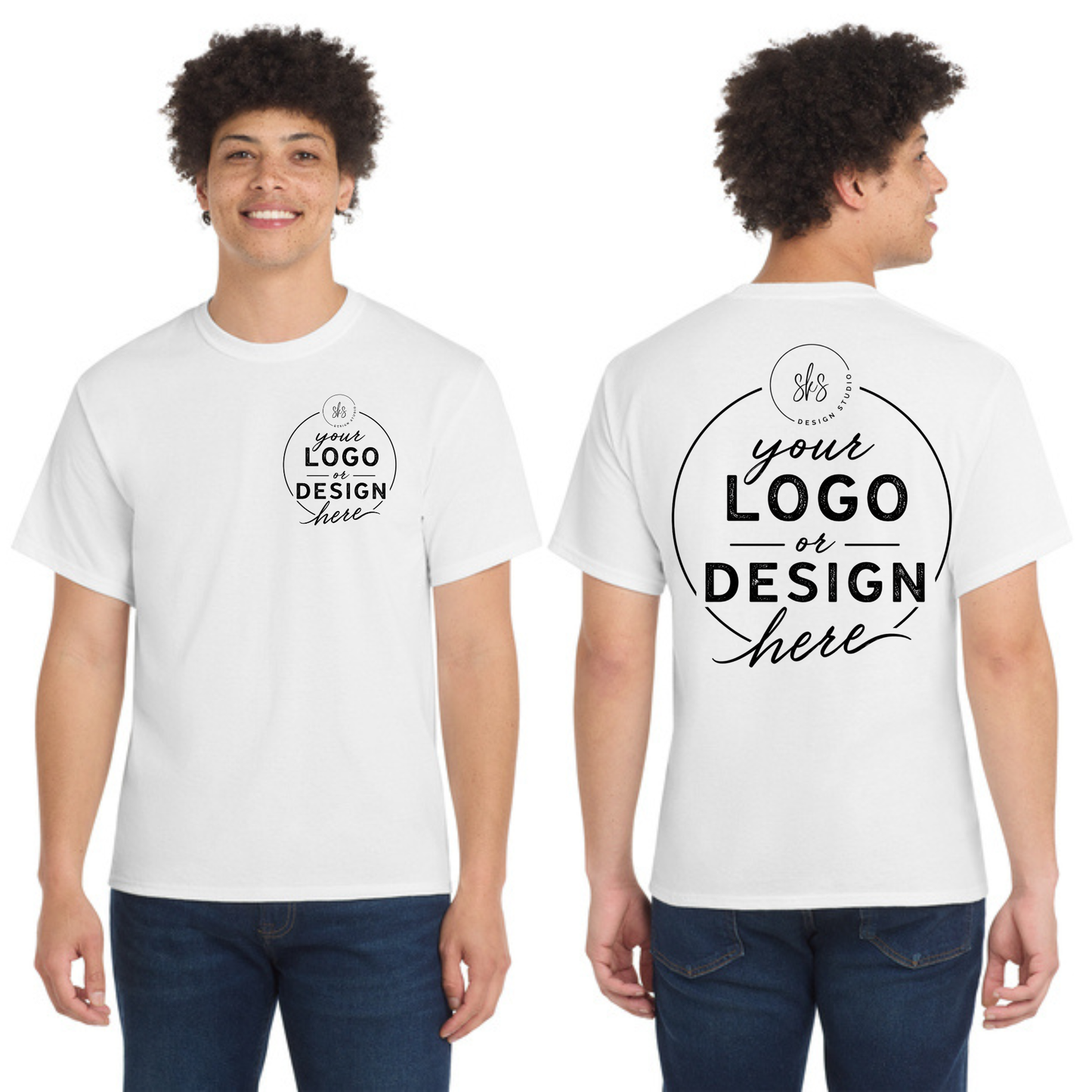 CUSTOM LOGO | Tall T-Shirt [Port & Co]