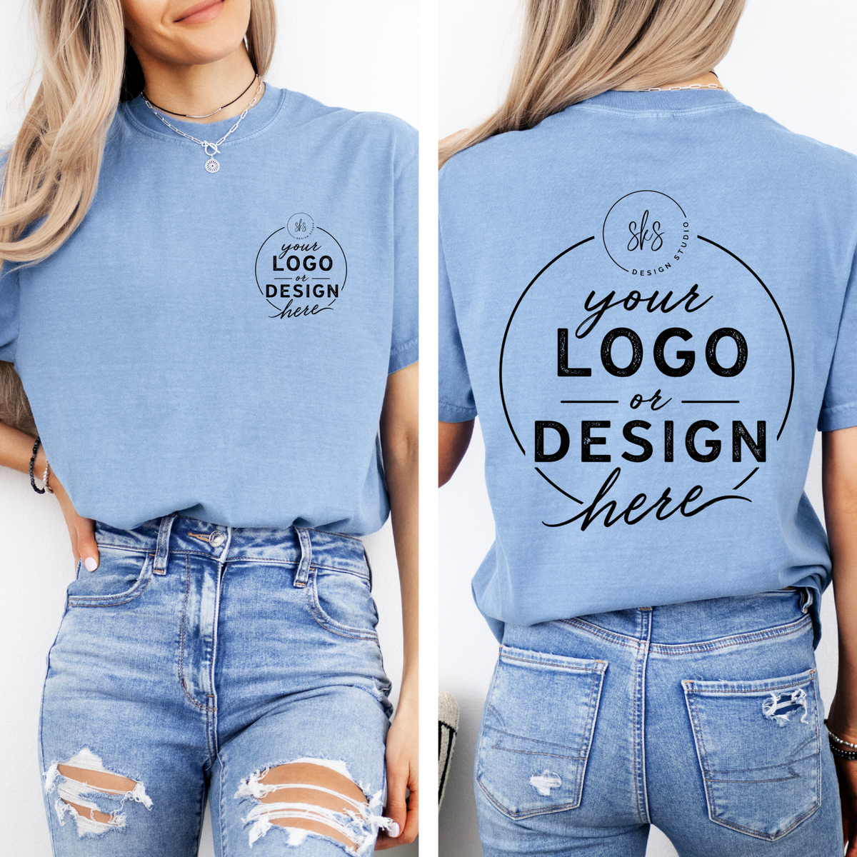 CUSTOM LOGO | Unisex T-Shirt [COMFORT COLORS]