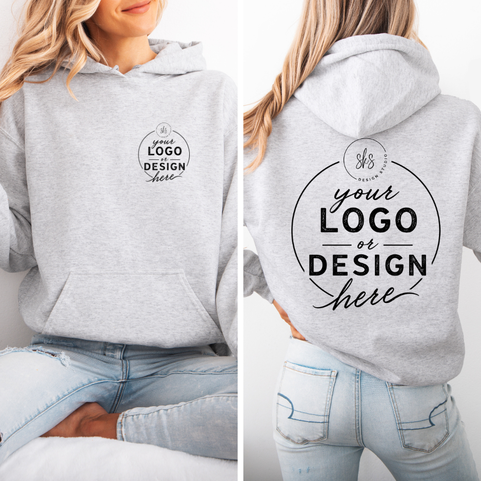 CUSTOM LOGO | Unisex Hoodie Sweatshirt [GILDAN]
