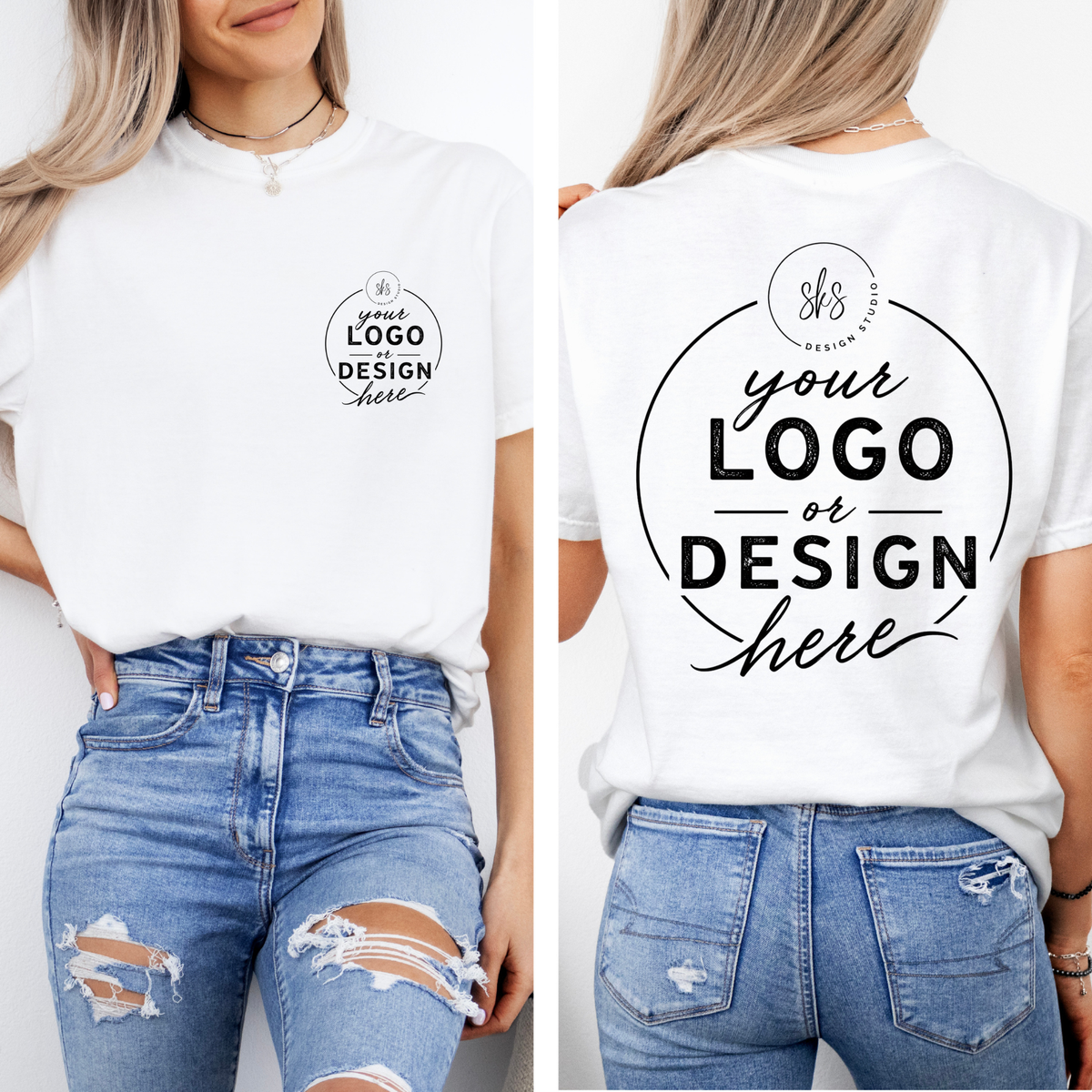 CUSTOM LOGO | Unisex T-Shirt [COMFORT COLORS]