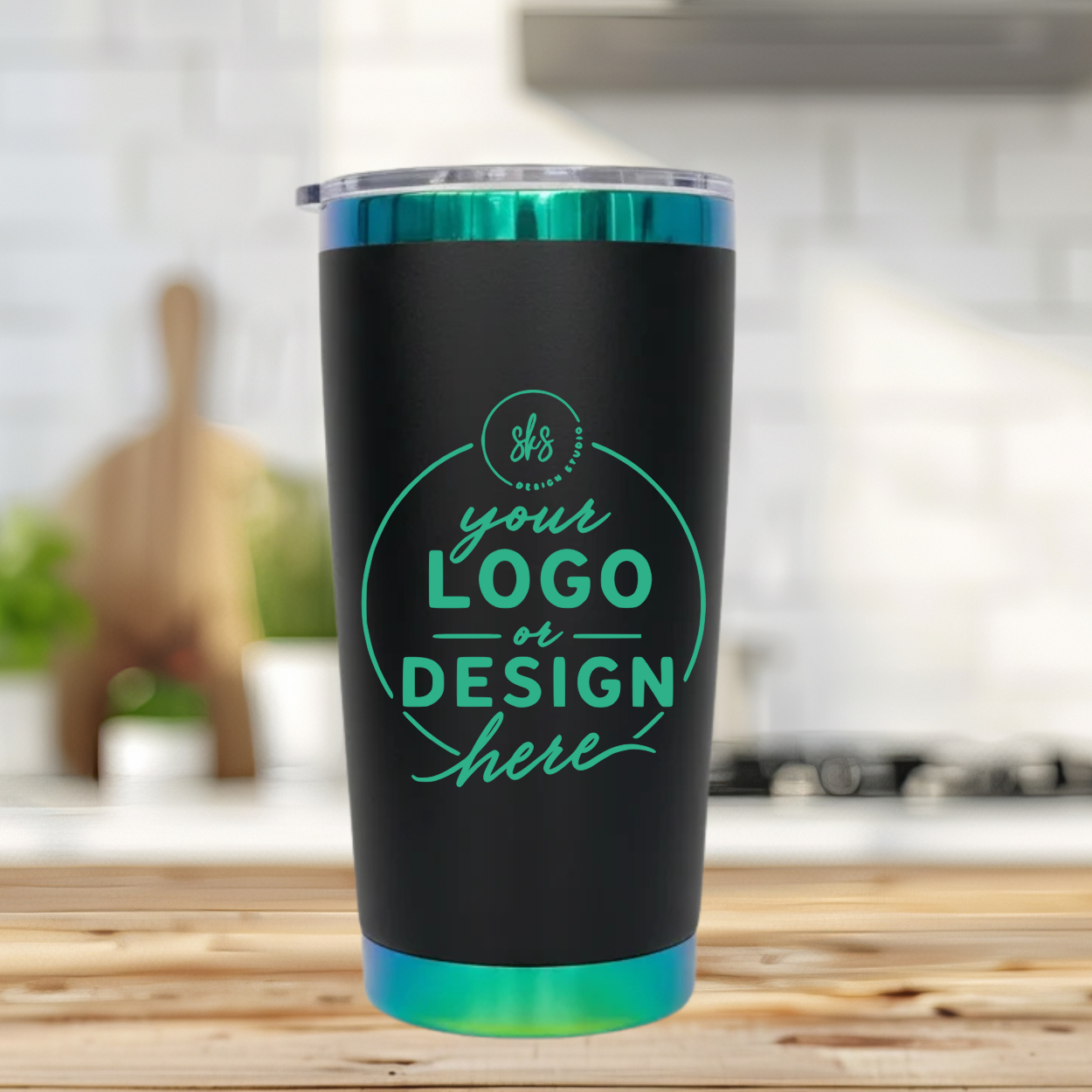 CUSTOM LOGO | ENGRAVED | 20oz Stainless Steel Tumbler