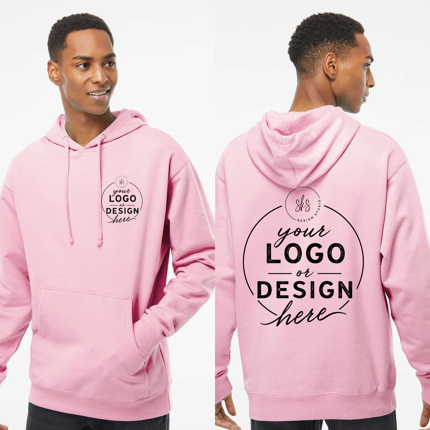 CUSTOM LOGO | Unisex Hoodie [INDEPENDENT TRADING CO.]
