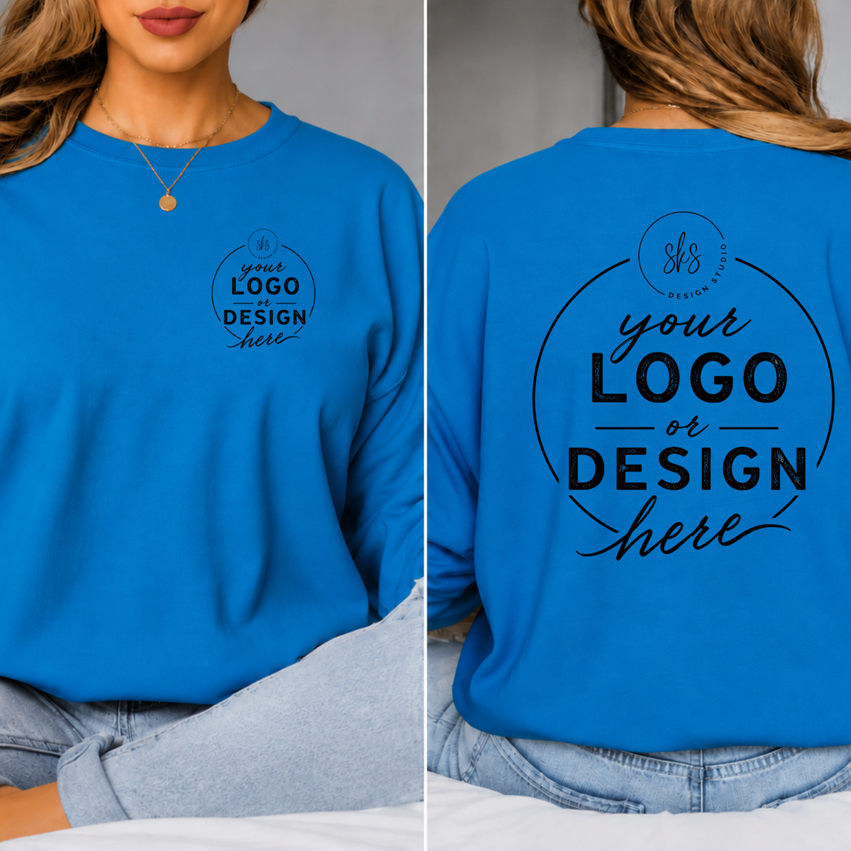 CUSTOM LOGO | Unisex Long Sleeve Shirt [GILDAN]