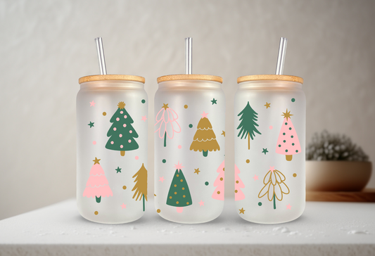 Boho Christmas Trees | UVDTF Cup Wrap 20oz