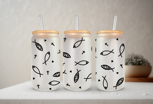Jesus Fish | UVDTF Cup Wrap 20oz