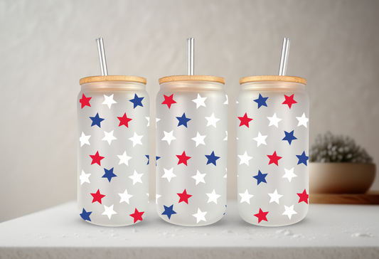 Patriotic Stars | UVDTF Cup Wrap 20oz