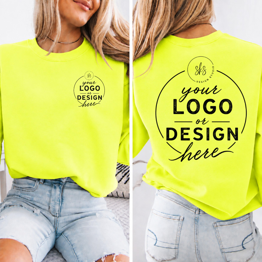 CUSTOM LOGO | Unisex Crewneck Sweatshirt [GILDAN]
