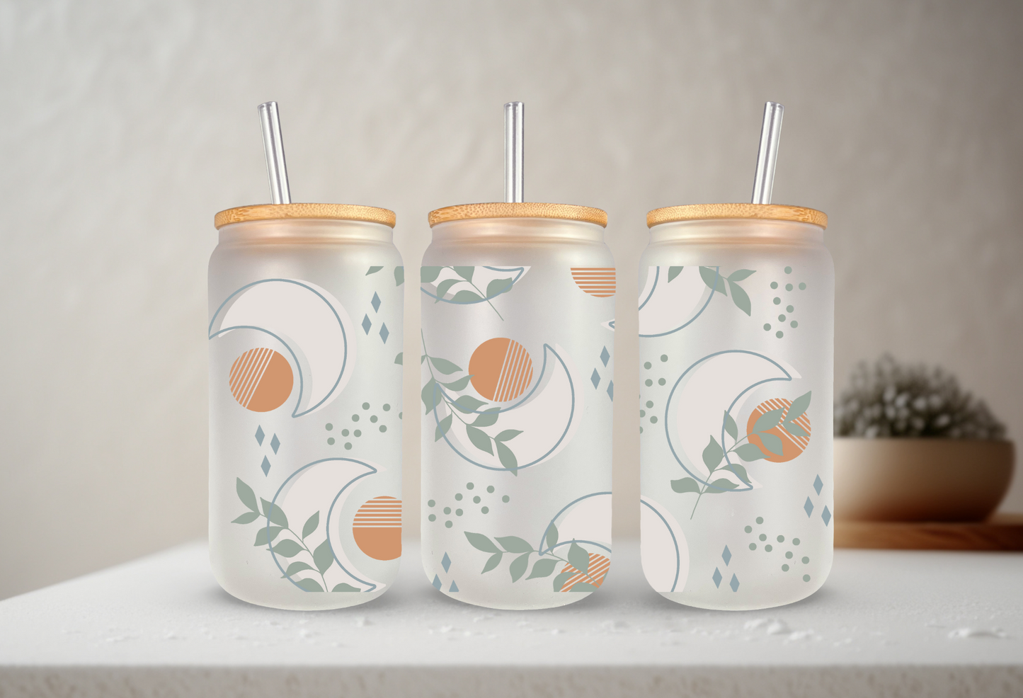 Boho Eclipse | UVDTF Cup Wrap 20oz