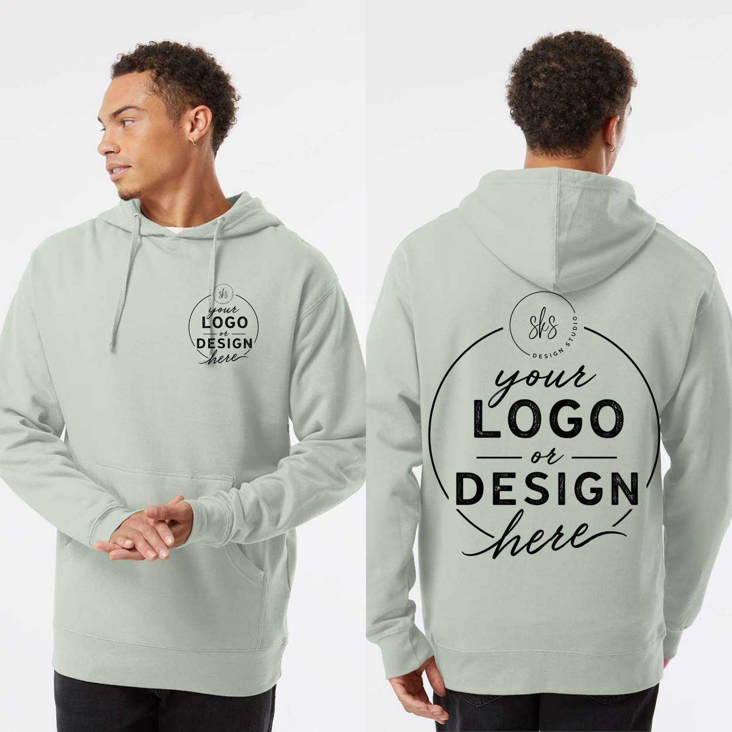 CUSTOM LOGO | Unisex Hoodie [INDEPENDENT TRADING CO.]