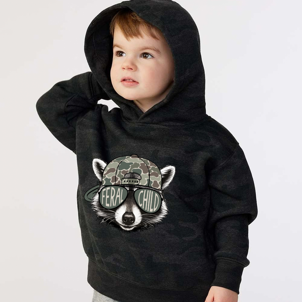 Feral Child | Toddler Pullover Hoodie Sweatshirt [RABBIT SKINS]