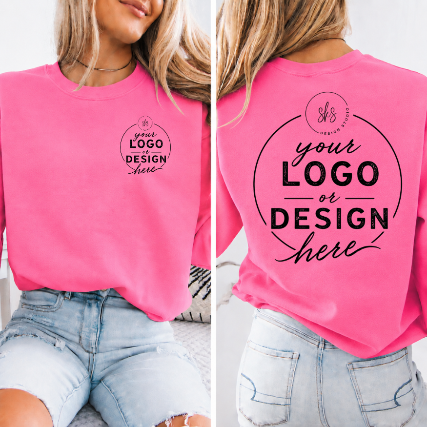CUSTOM LOGO | Unisex Crewneck Sweatshirt [GILDAN]