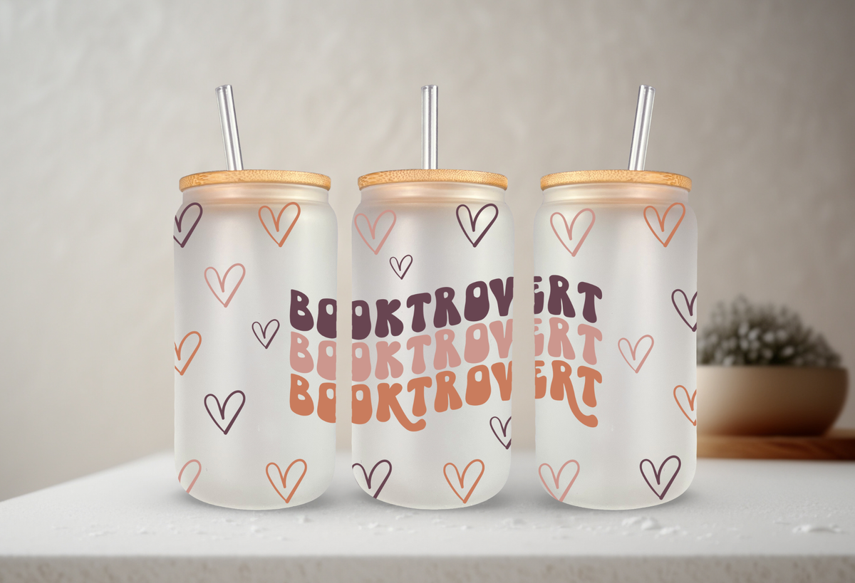 Booktrovert | UVDTF Cup Wrap 20oz