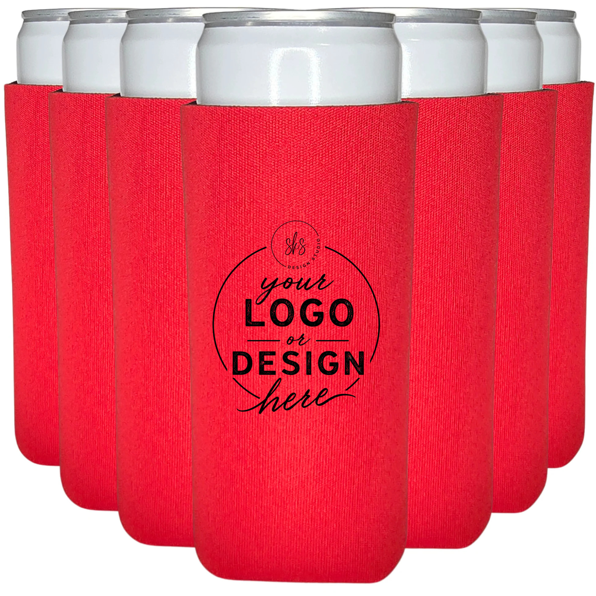 CUSTOM LOGO | Slim Can Coozie