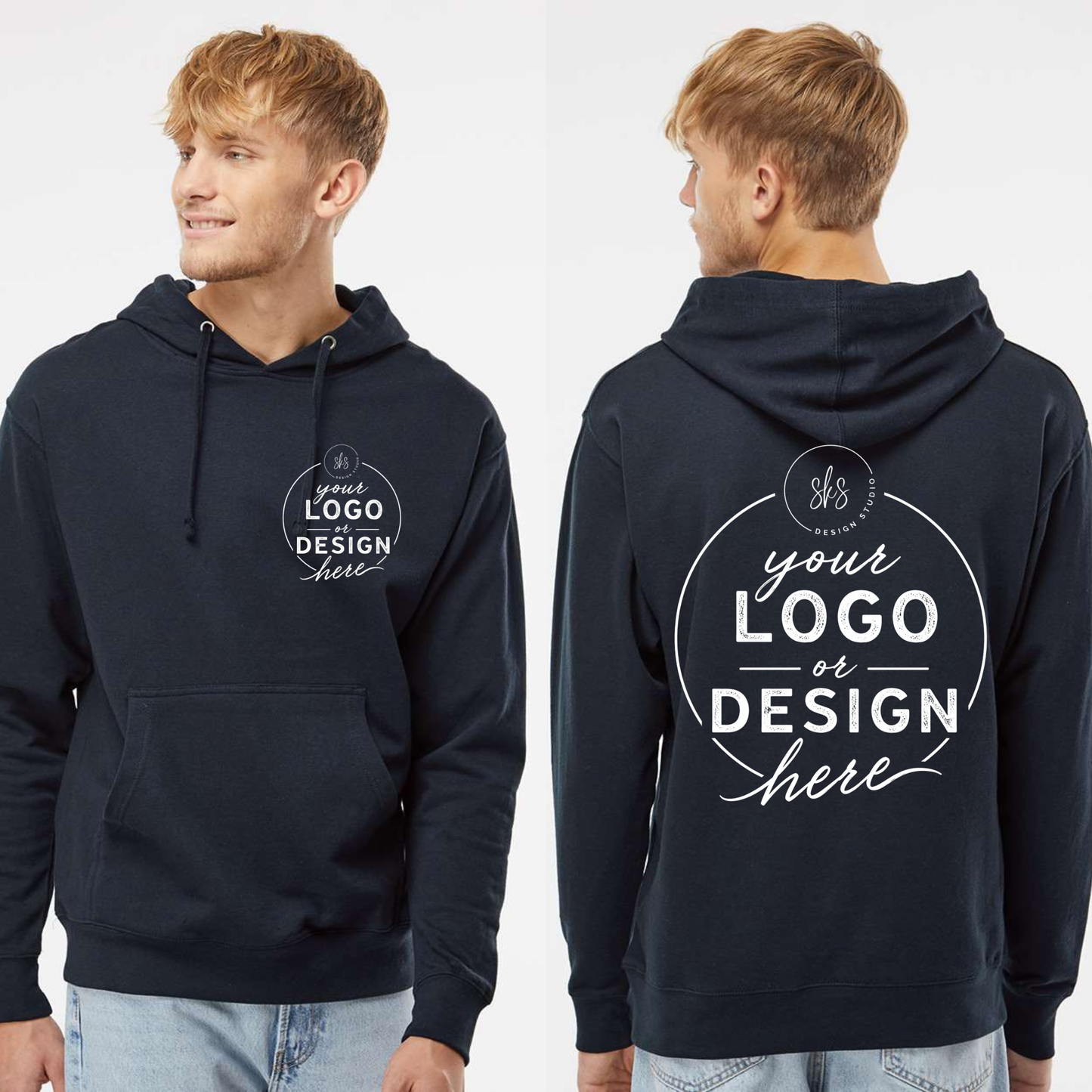 CUSTOM LOGO | Unisex Hoodie [INDEPENDENT TRADING CO.]