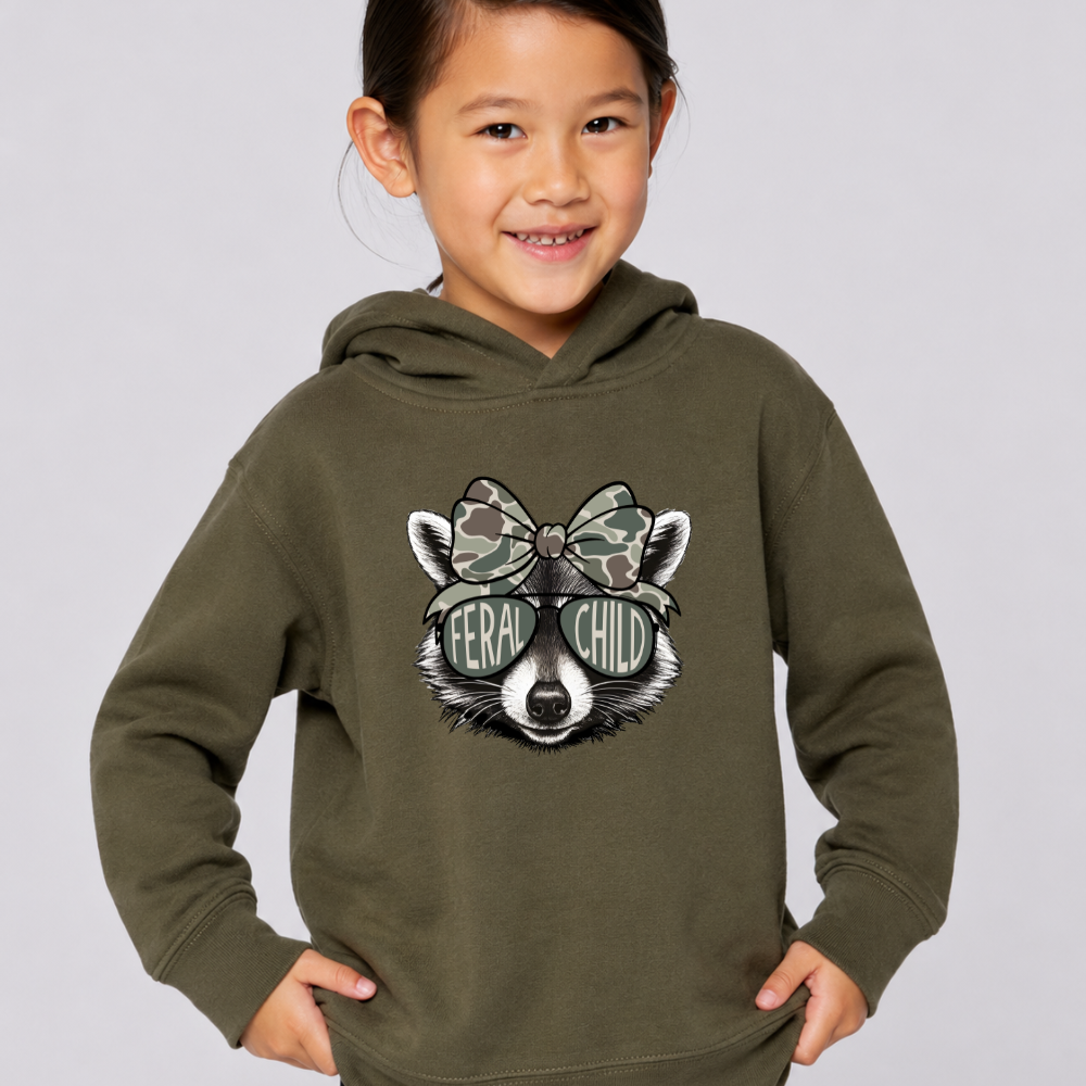 Feral Child | Toddler Pullover Hoodie Sweatshirt [RABBIT SKINS]