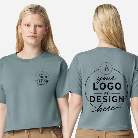 CUSTOM LOGO | Women's Boxy T-Shirt [American Apparel]