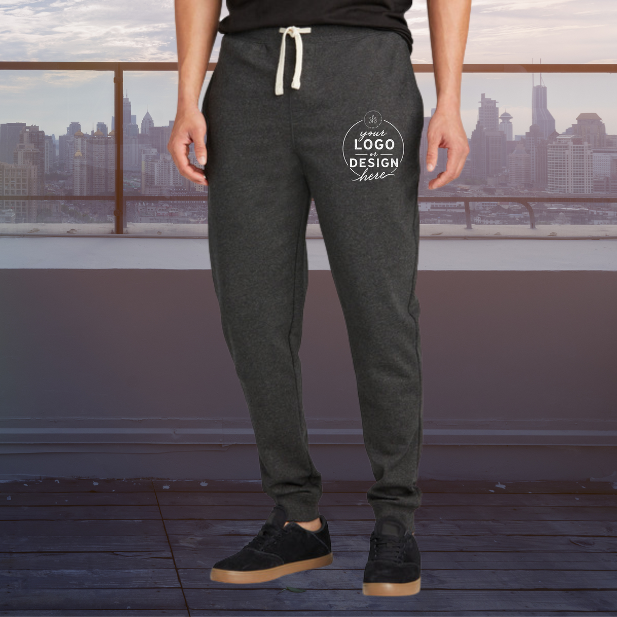 CUSTOM LOGO | Unisex Jogger Sweatpants [DISTRICT]