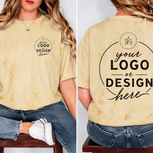CUSTOM LOGO | Unisex Color Blast T-Shirt [COMFORT COLORS]