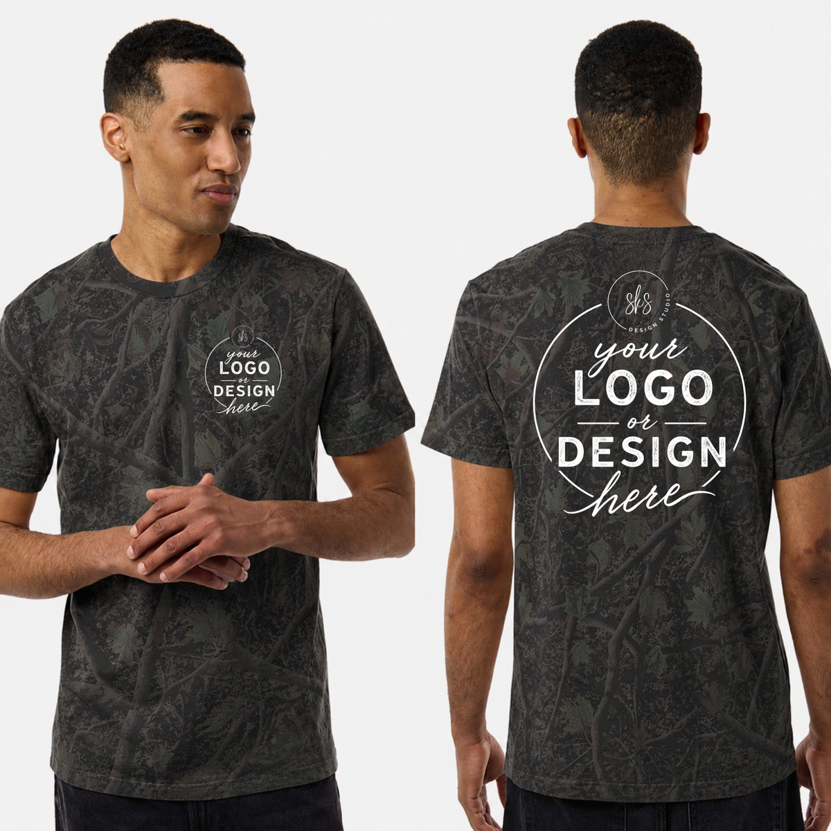 CUSTOM LOGO | Unisex Camo T-Shirt [INDEPENDENT TRADING CO]