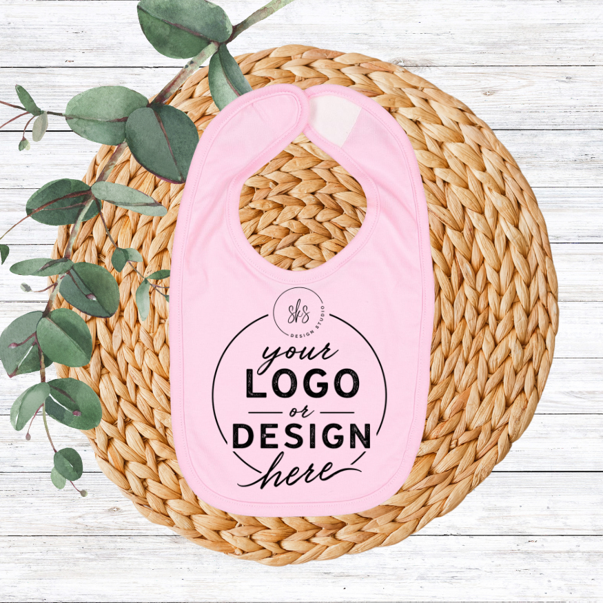 CUSTOM Logo | Infant Bib [RABBIT SKINS]