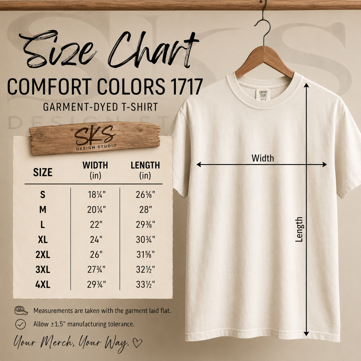 CUSTOM LOGO | Unisex T-Shirt [COMFORT COLORS]