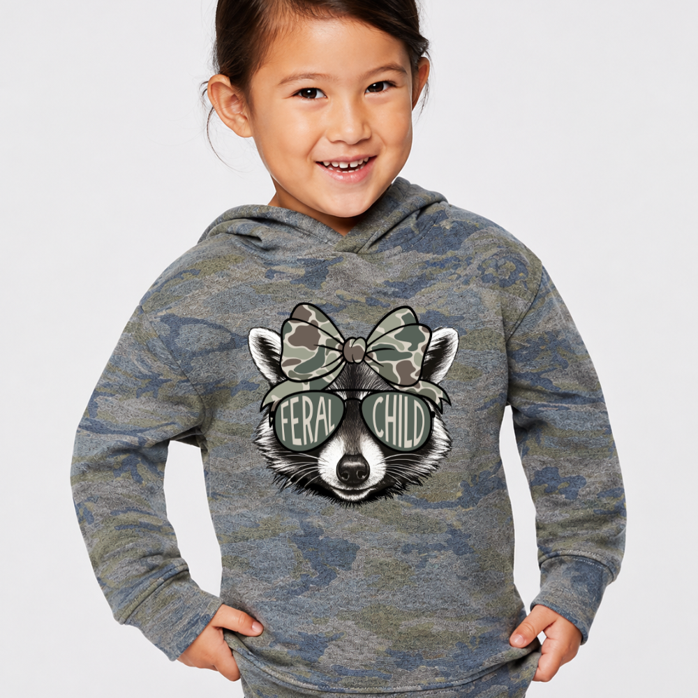 Feral Child | Toddler Pullover Hoodie Sweatshirt [RABBIT SKINS]