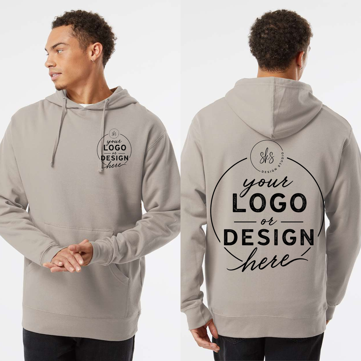 CUSTOM LOGO | Unisex Hoodie [INDEPENDENT TRADING CO.]