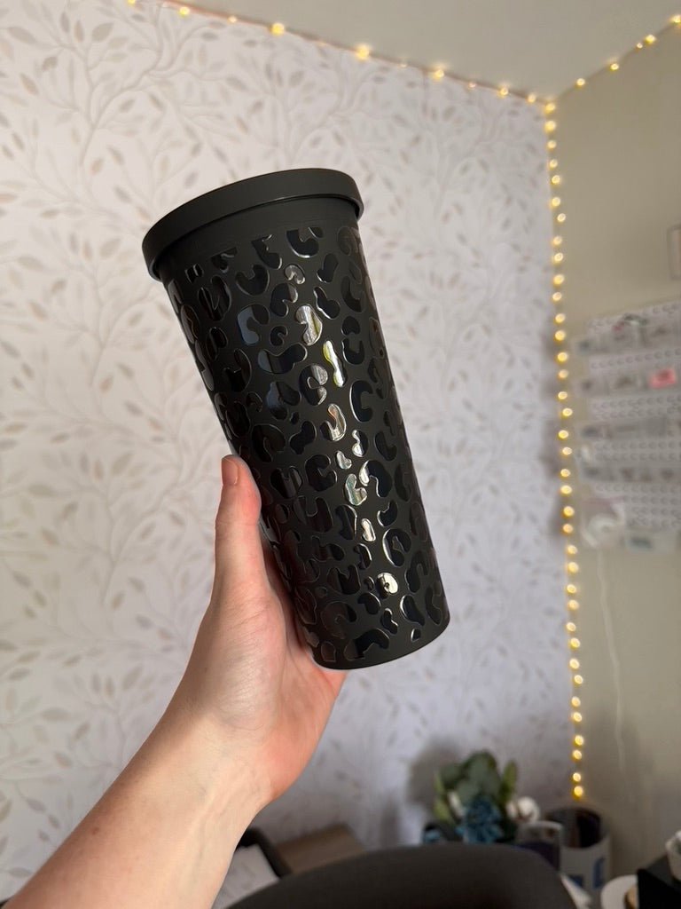 Leopard | UVDTF | 24oz Matte Acrylic Tumbler