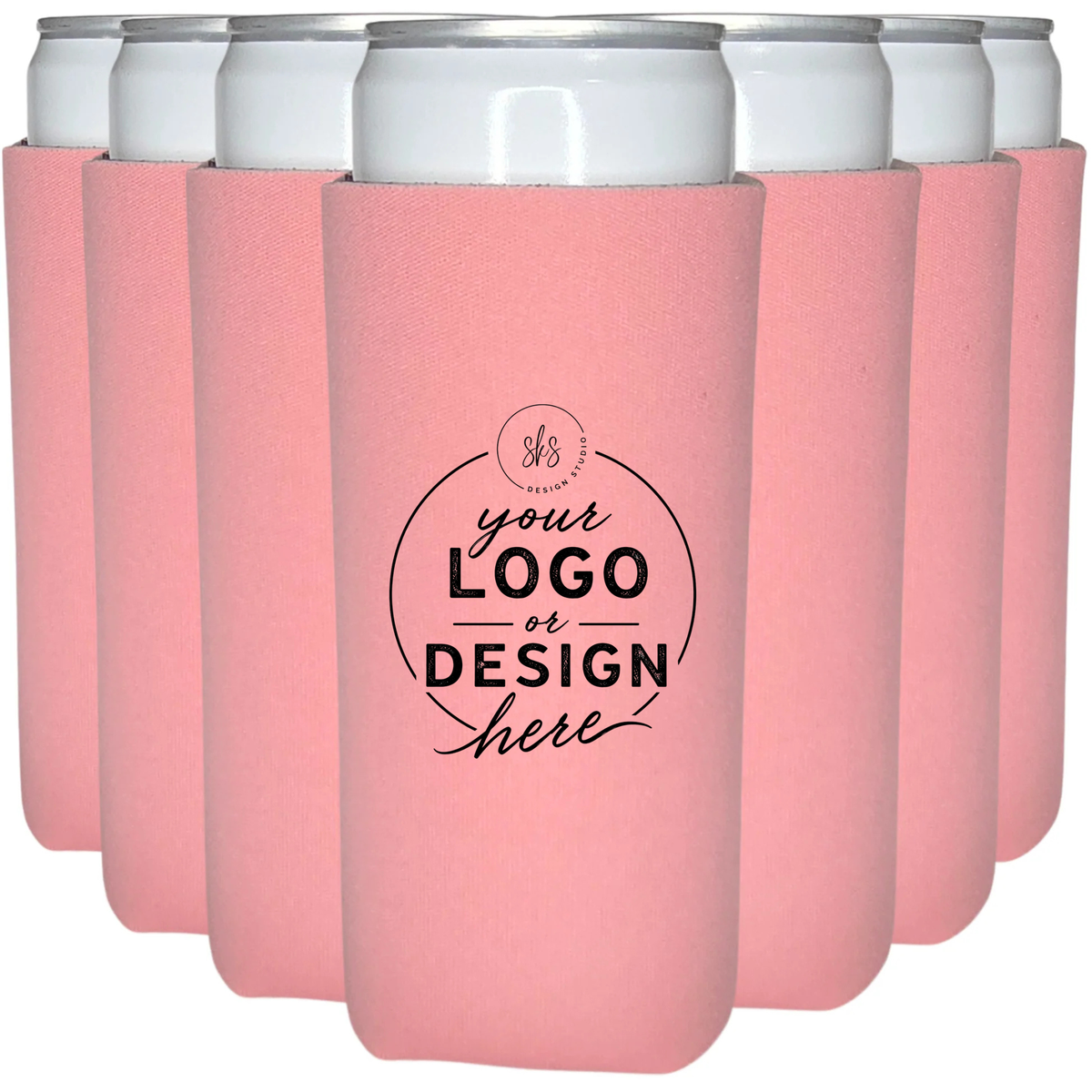 CUSTOM LOGO | Slim Can Coozie