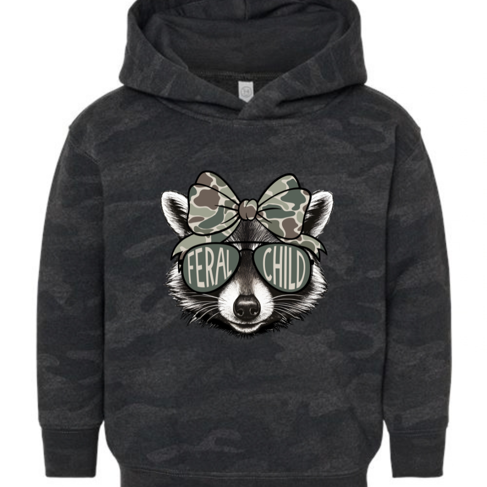 Feral Child | Toddler Pullover Hoodie Sweatshirt [RABBIT SKINS]