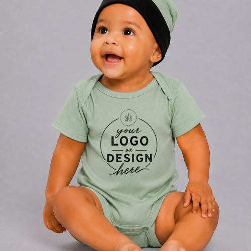 CUSTOM LOGO | Infant Onesie [RABBIT SKINS]