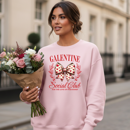 Galentine Social Club | Unisex Crewneck Sweatshirt [GILDAN]