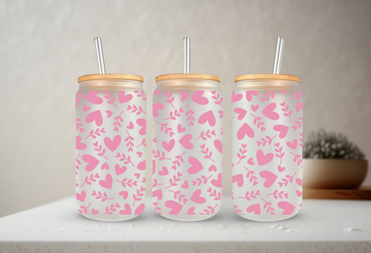 Floral Hearts | UVDTF Cup Wrap 20oz