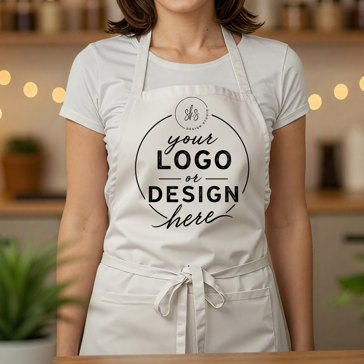 CUSTOM LOGO | Apron with Pocket