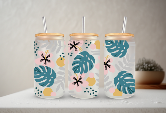 Hawaiian Floral | UVDTF Cup Wrap 20oz