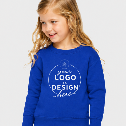 CUSTOM LOGO | Toddler Crewneck Sweatshirt [RABBIT SKINS]