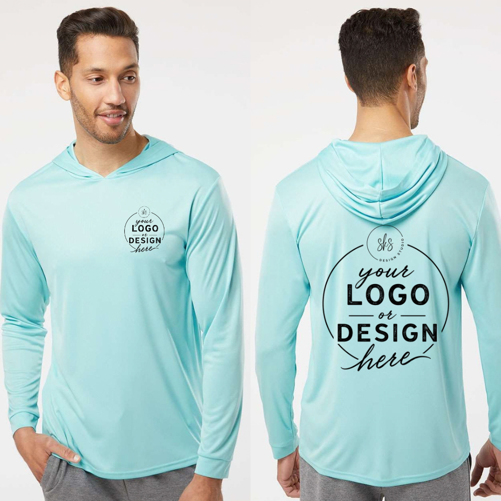 CUSTOM LOGO | Hooded Long Sleeve Sun Shirt [PARAGON]
